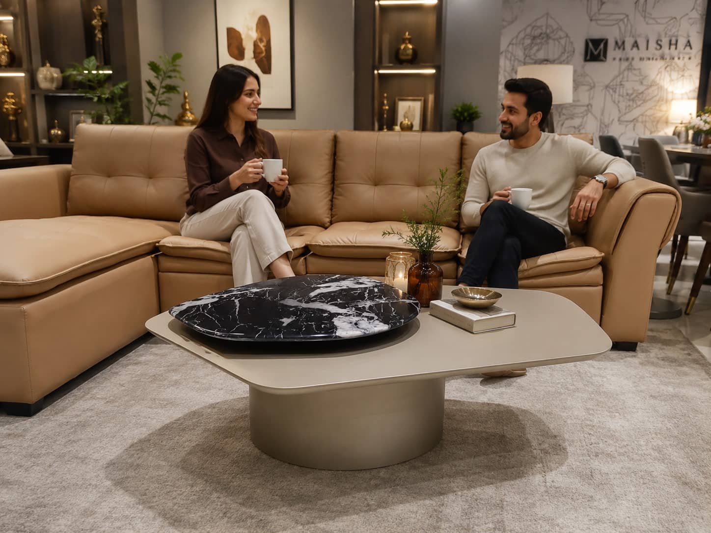 Celeste Marble Center Table
