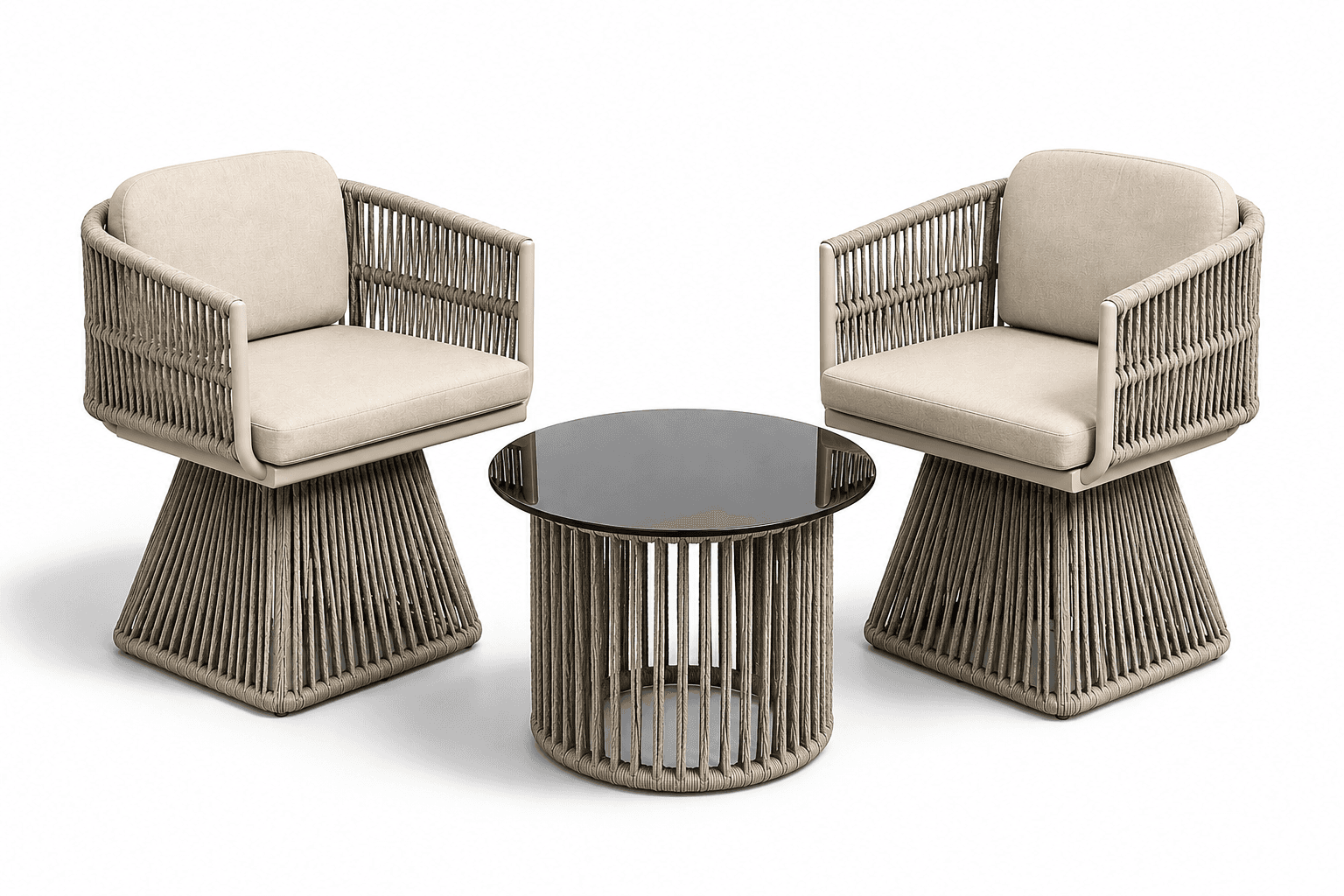 HEAVEN EDGE PATIO- SET OF (2+1)