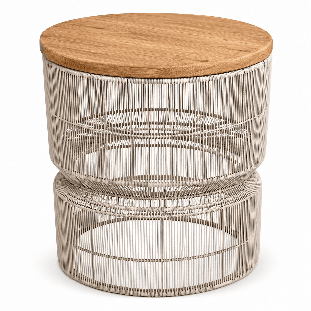 Luma Weave Round Coffee Table